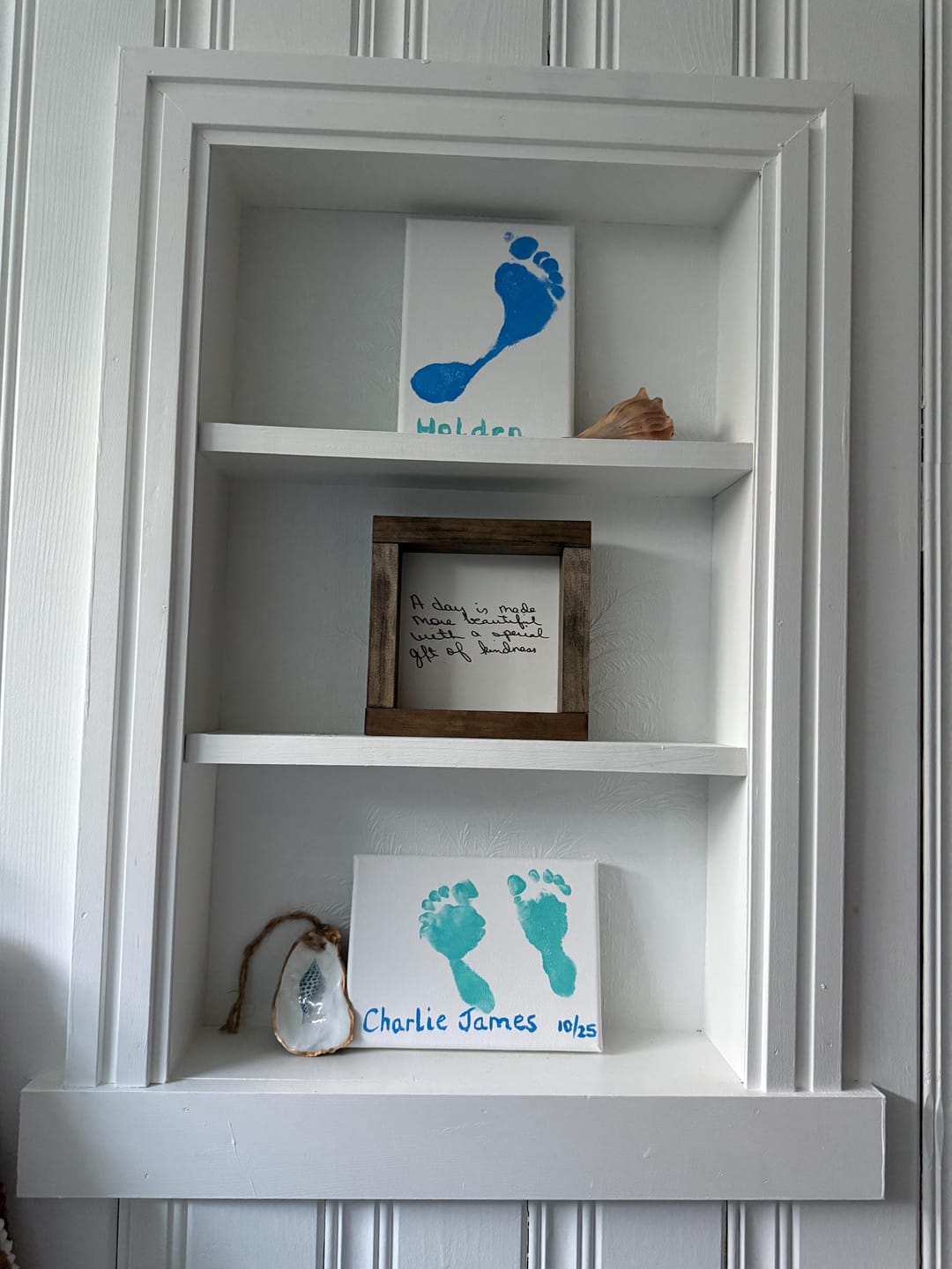 Customer photo review of Custom Handwriting Sign - Memorial Keepsake