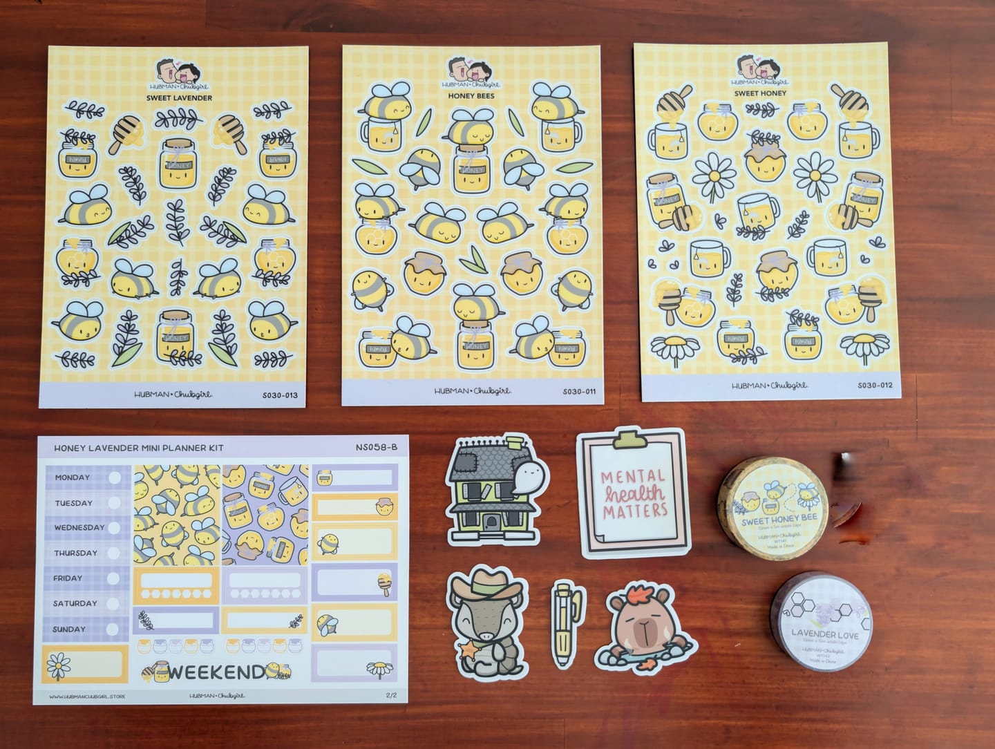 Customer photo review of Squirrelly Acorn Washi Tapes (Set of 2)