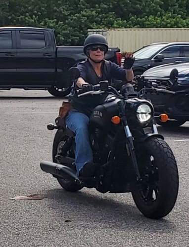 Customer photo review of 🎁 Patriot Neck Gaiter (100% off)