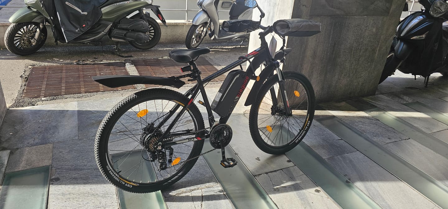Customer photo review of Electric Mountain Bike Mopride 2
