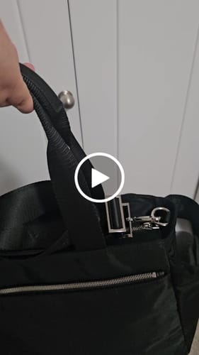 Customer video review of Prada Baby Bag Black Re-nylon