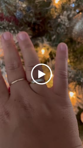 Customer video review of Maya Pearl White Ring