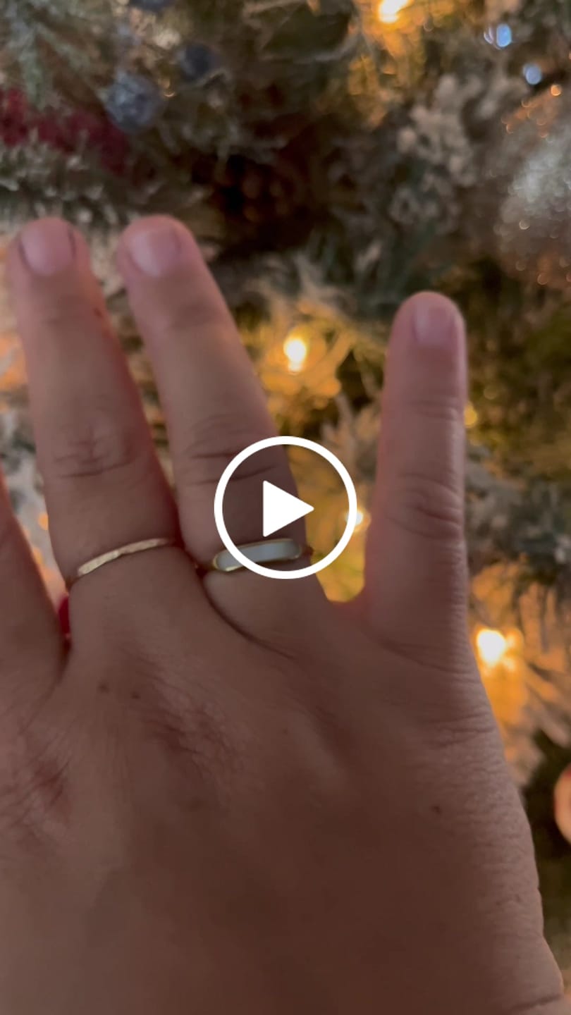 Customer video review of Maya Pearl White Ring