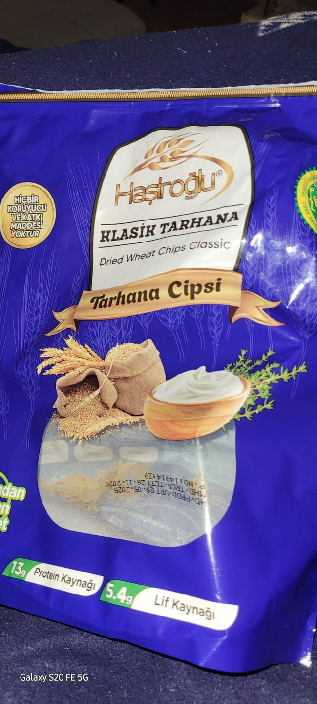 Customer photo review of Haşiroğlu Tarhana Cipsi  Thymianchips Klassik