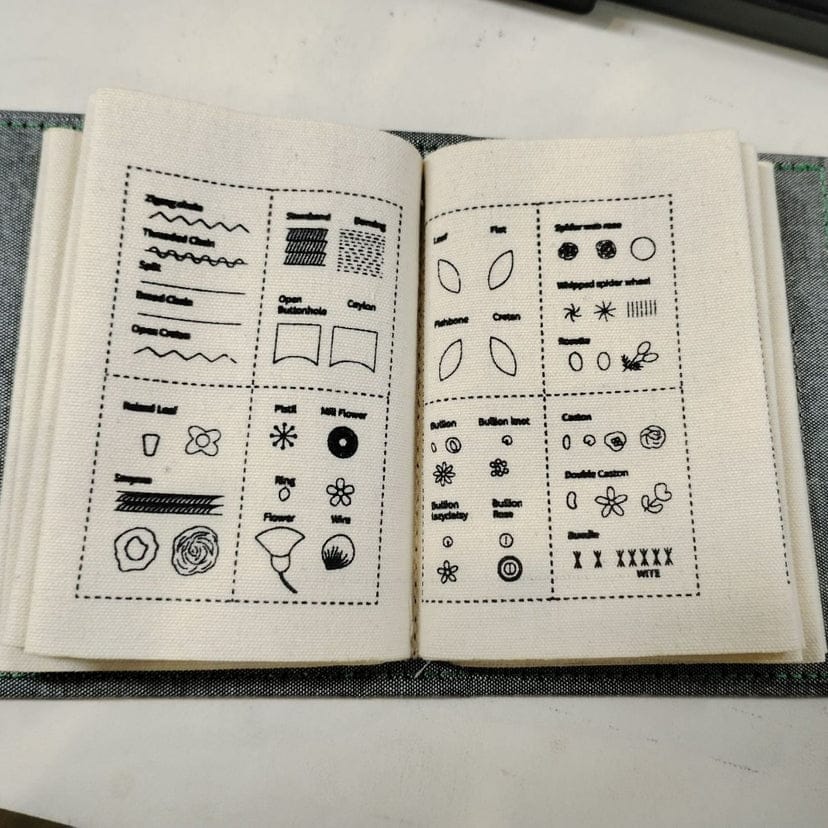 Customer photo review of DIY Embroidery Stitch Book