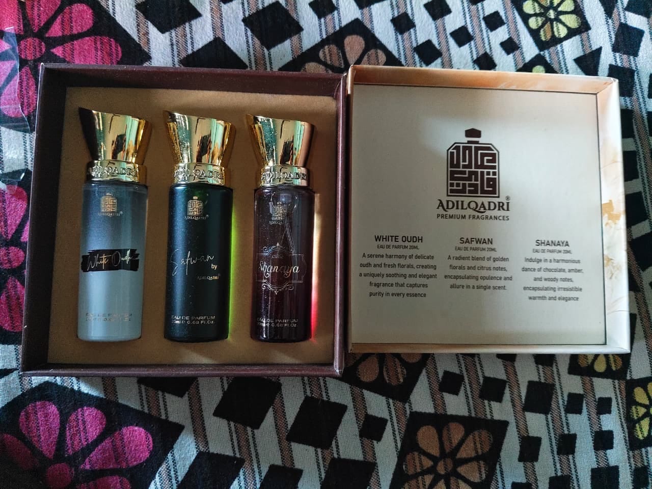 Customer photo review of Captivating Trio 3 Pcs Set Of Premium Perfume Spray