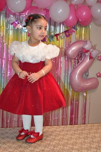 Manpreet K. review of Elegant Baby Girl  Dress Christmas Girl Dress Toddler Birthday Dress image 1 out of 1