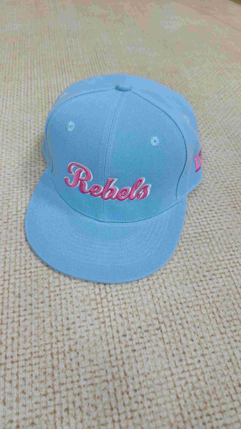 Customer photo review of Custom Black 3D Puff Embroidery Flat Embroidery Casual Sport Baseball Cap