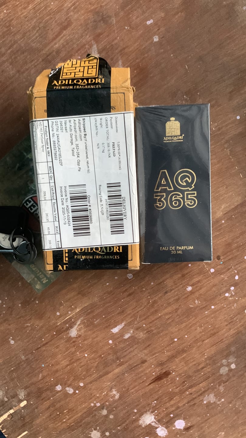 Customer photo review of AQ 365 Perfume Spray 30ml