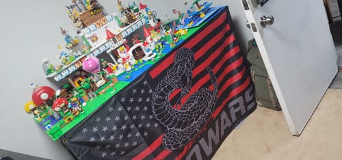 Customer photo review of Infowars Snake Flag