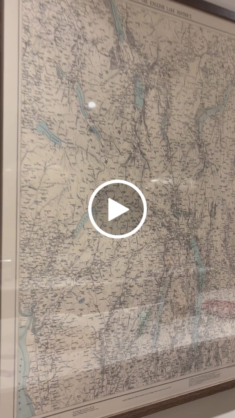 Customer video review of Old Map of the Lake District by Stanford, 1899: Windermere, Scafell Pike, Kendal, Ullswater, Helvellyn