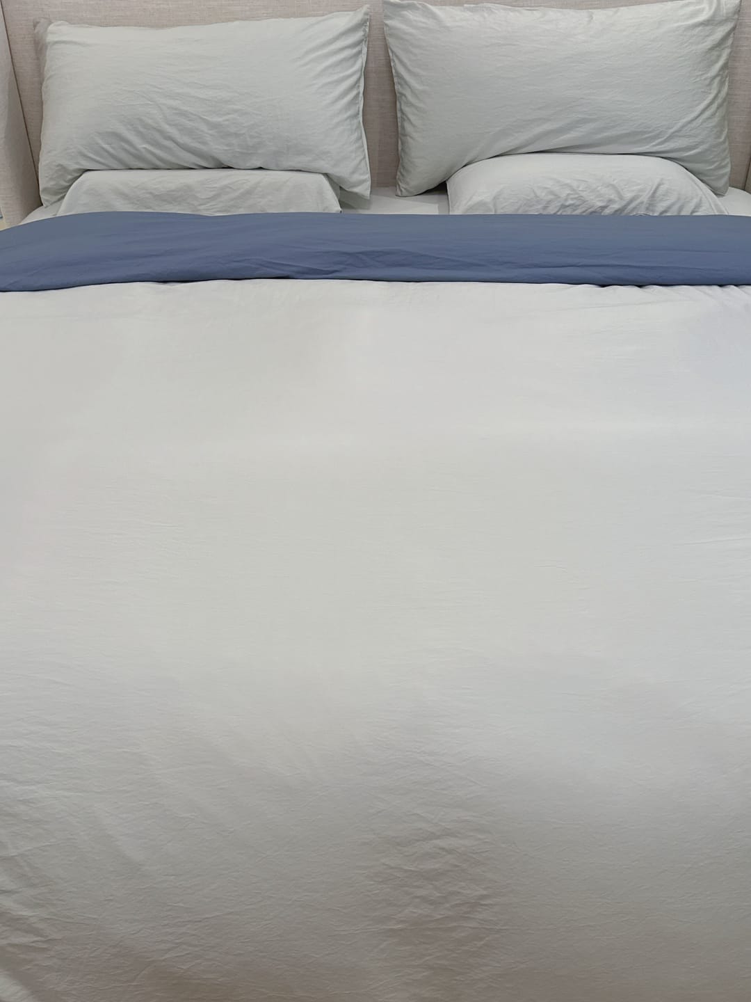 Customer photo review of Tencel Cotton Bedding bundle - Pale Green