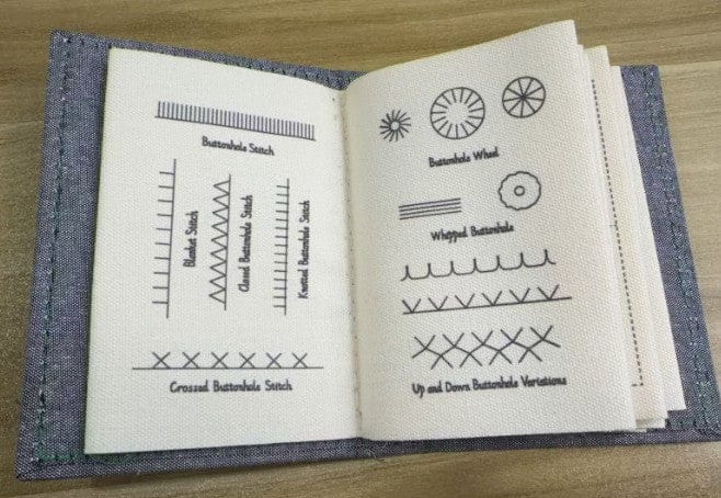 Customer photo review of DIY Embroidery Stitch Book
