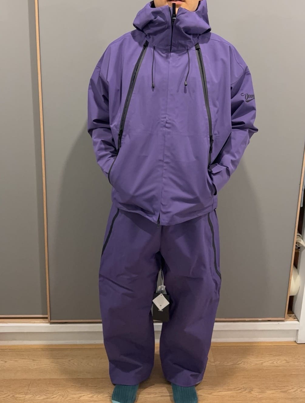 Customer photo review of 3L Baggy Realm Down Ski Jacket - Unisex | Doorek
