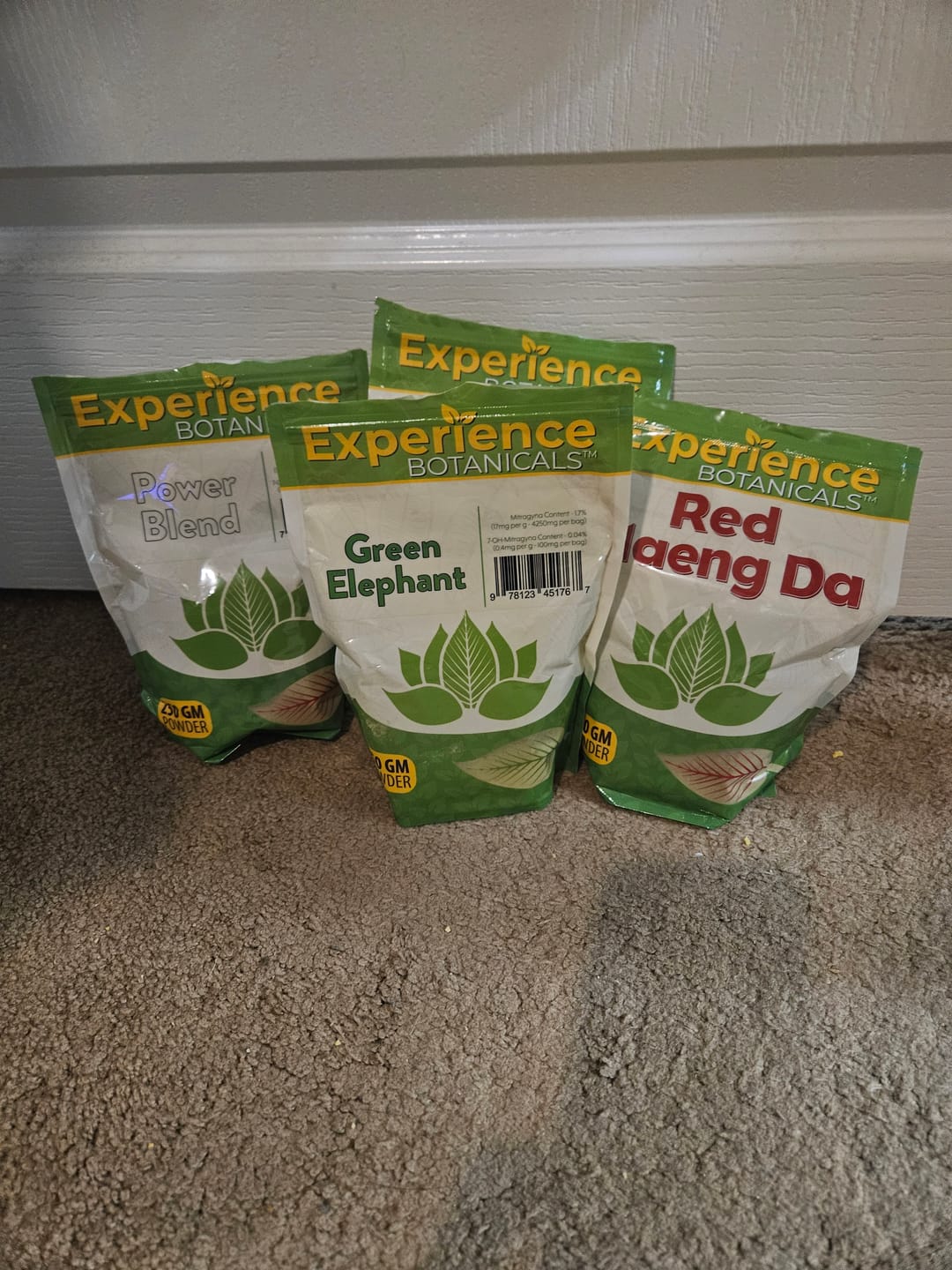 Customer photo review of 1 Kilo Experience Kratom Powder Bundle
