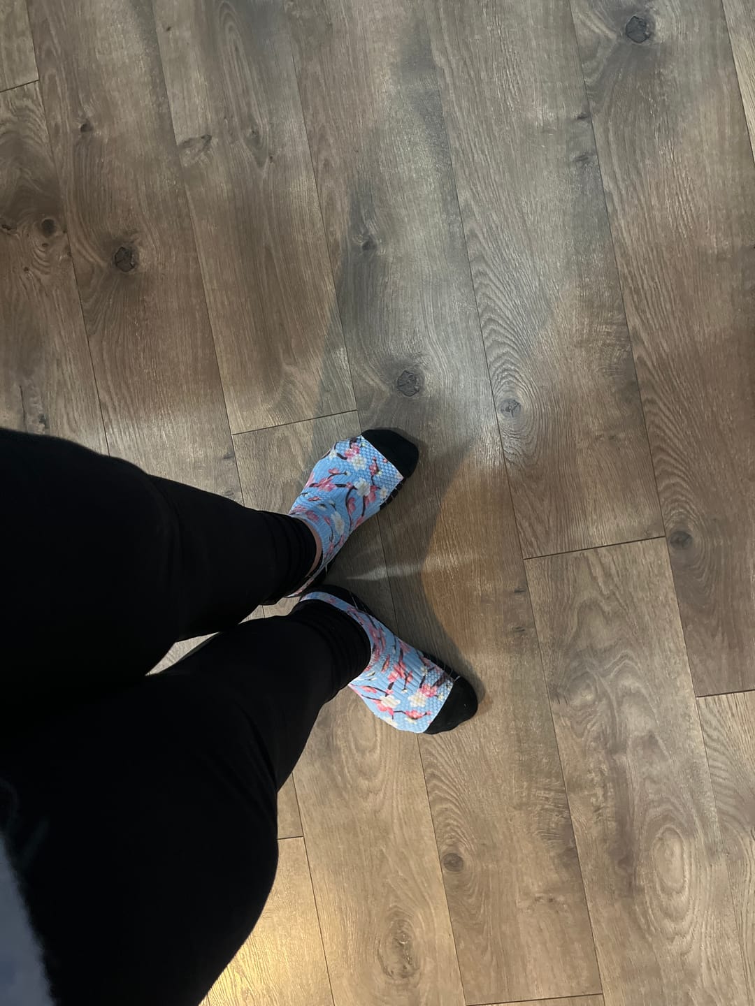 Customer photo review of Night Nature Ankle Compression Socks 5-Pack Bundle