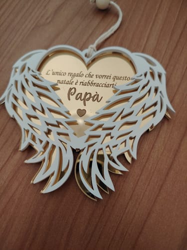 Customer photo review of Angelo del mio Cuore ・Pallina di Natale Personalizzate