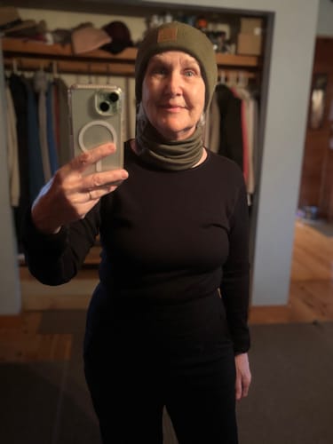 Customer photo review of Baylor Beanie - Winter Moss