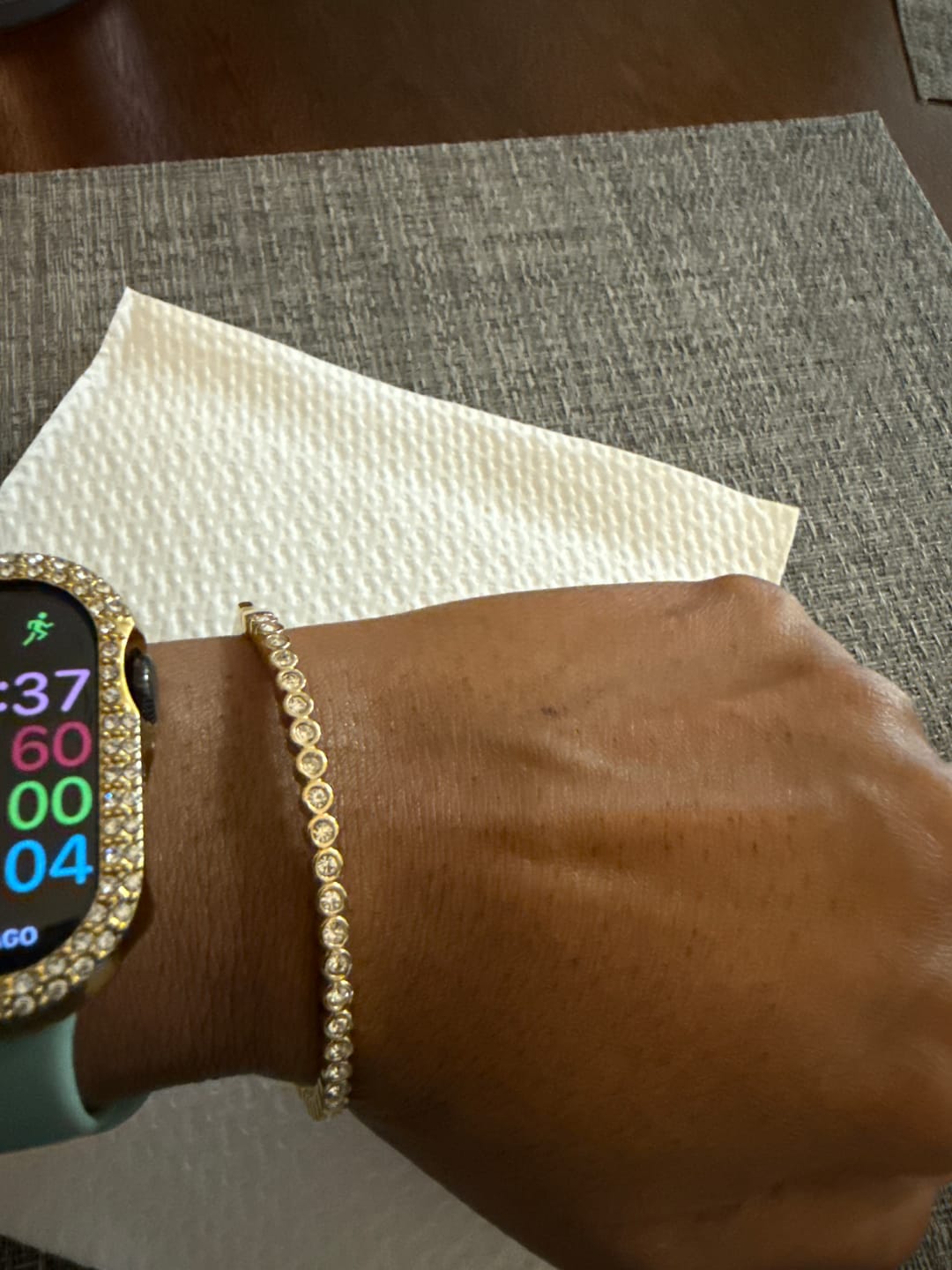 Customer photo review of Bezel Bangle