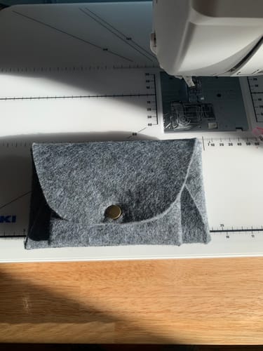 Customer photo review of WALLET POUCH // Pattern + Tutorial