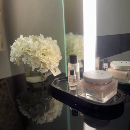 Customer photo review of Black And White Root Oval Small Tray OHA890