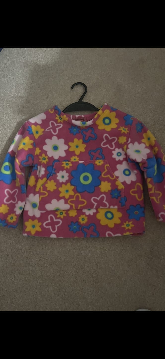 Customer photo review of Pink Garden Anti Pill Polar Fleece Fabric