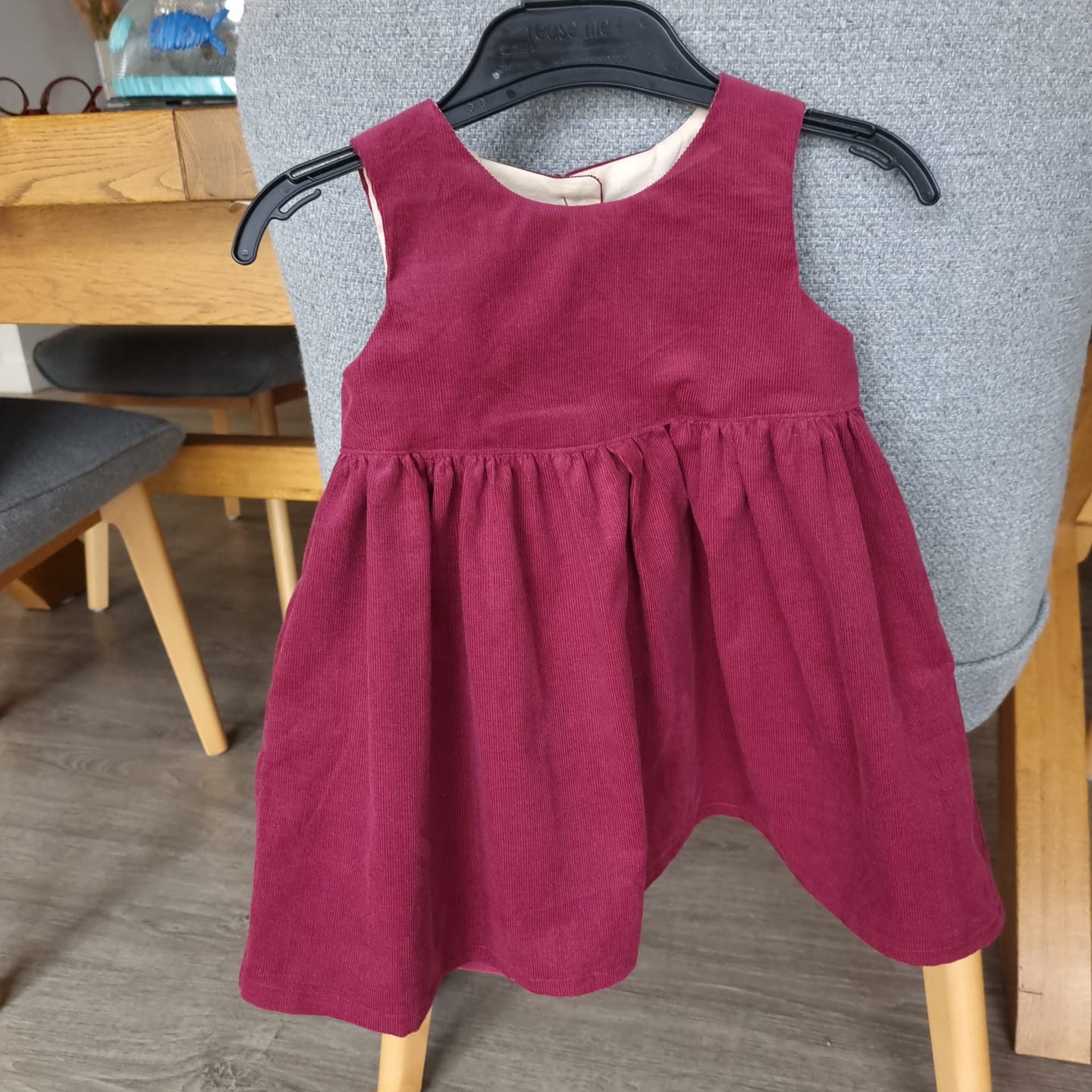 Customer photo review of Plain Needlecord Fabric