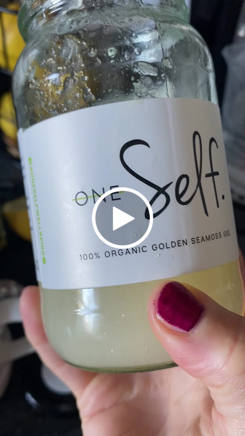 Customer video review of Golden Sea Moss Gel