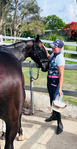 Customer photo review of Delilah Equestrian Cap