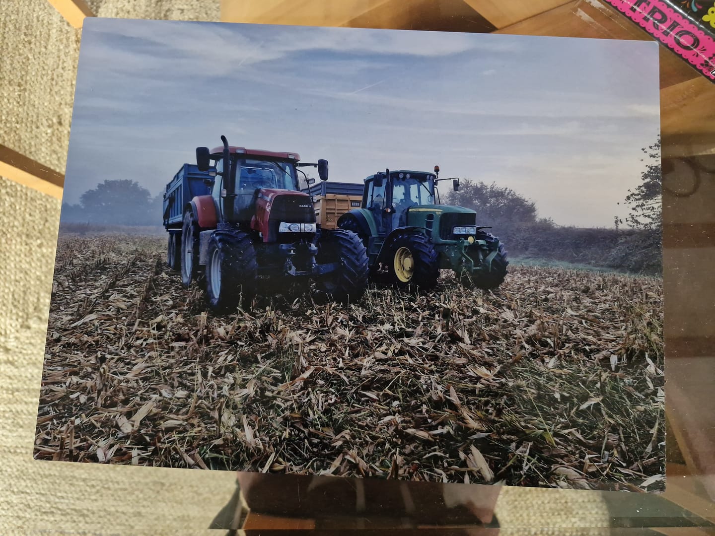 Customer photo review of Poster métallique personnalisable