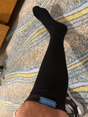 Customer photo review of Performance Eucalyptus Compression Socks