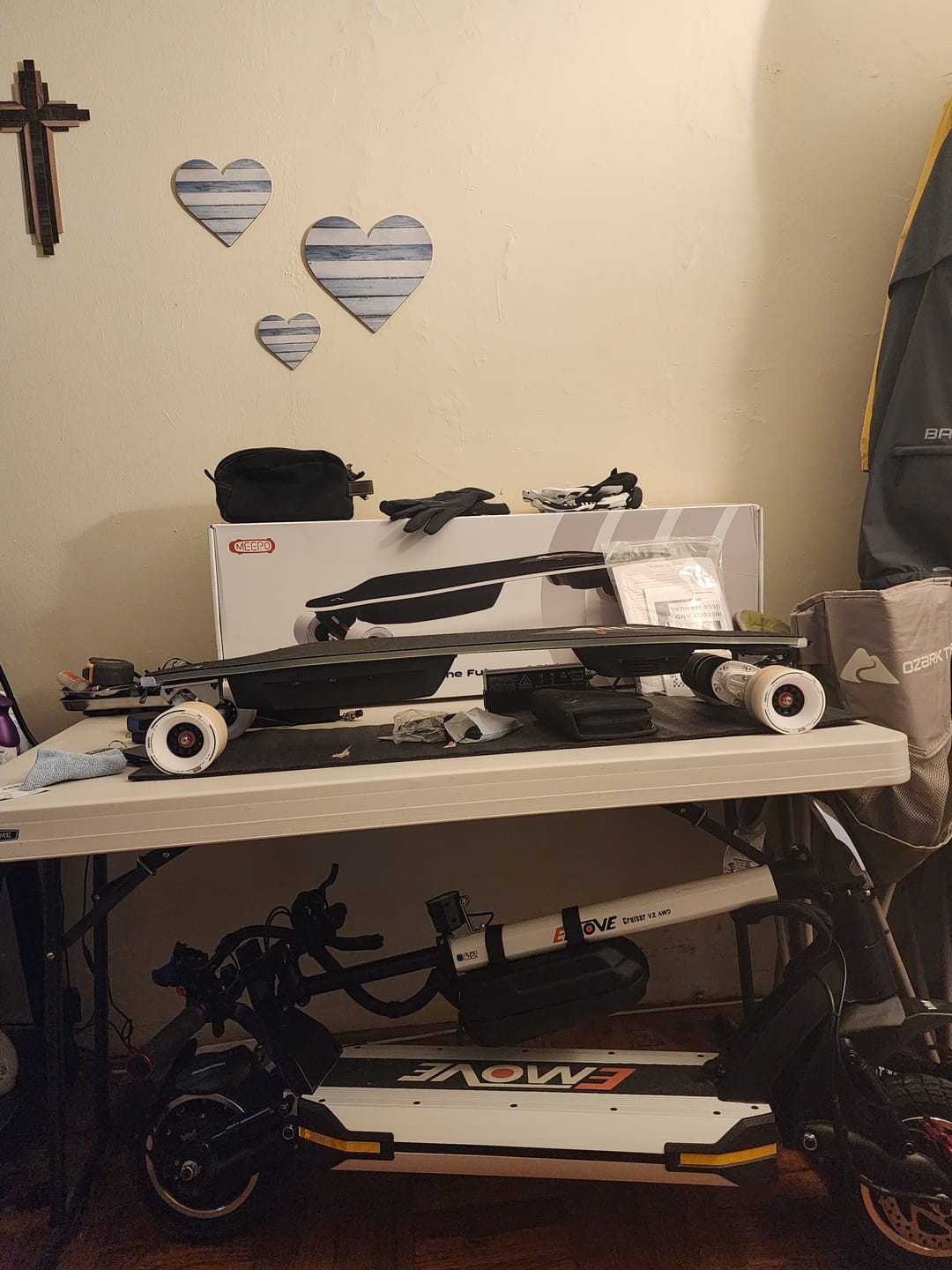 Customer photo review of Meepo Voyager X + Free Cyclone 107s Rubber Wheels