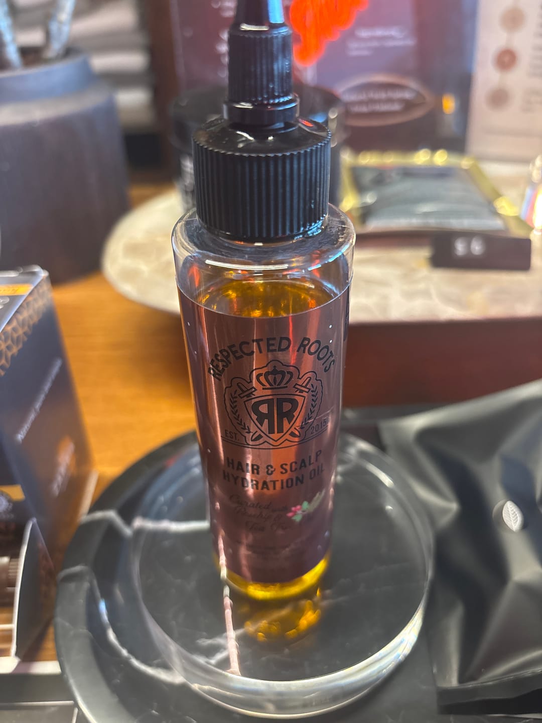 Customer photo review of Hair & Scalp Hydration Oil