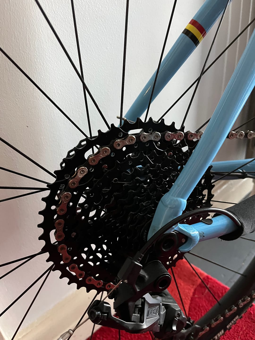 Customer photo review of microSHIFT Advent X H-Series 10 Speed Cassette - 11-48T