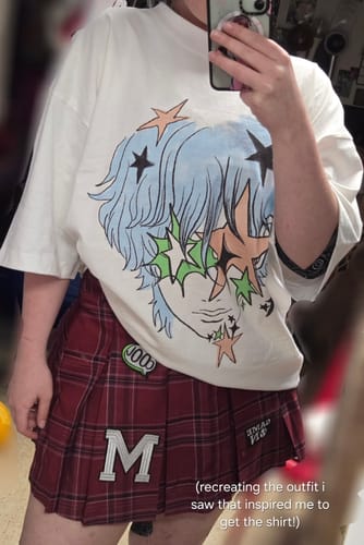 Customer photo review of [2ND PRE-ORDER] TXT - THE STAR CHAPTER : TOGETHER OFFICIAL MD TXT X NICEGHOSTCLUB BIG T-SHIRT