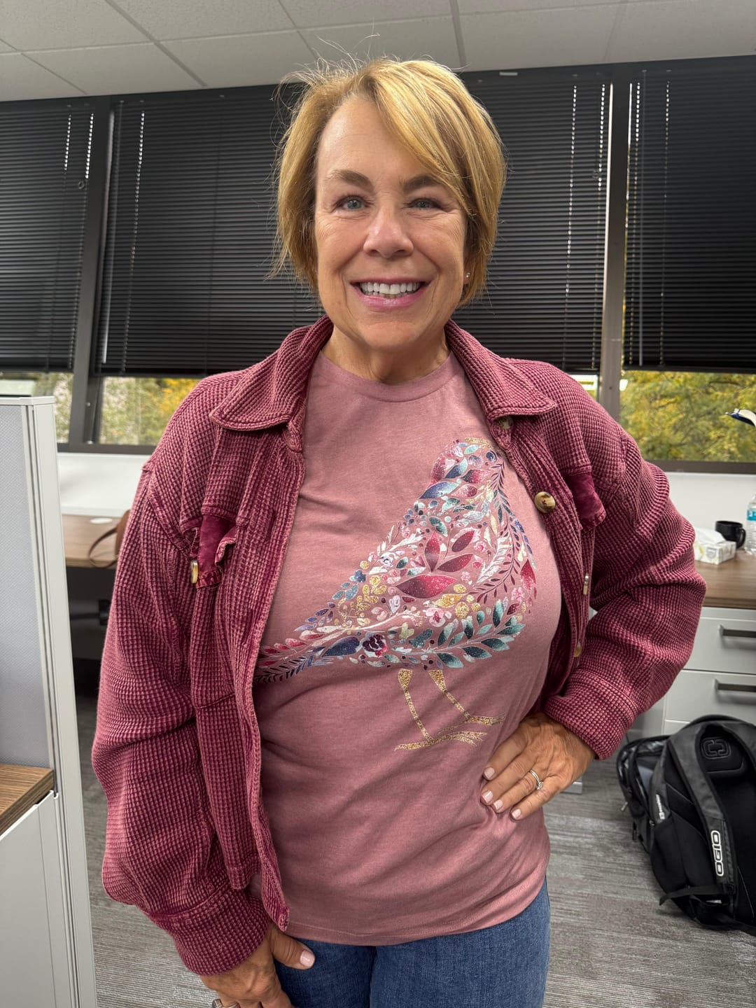 Customer photo review of The Beatowl T-shirt