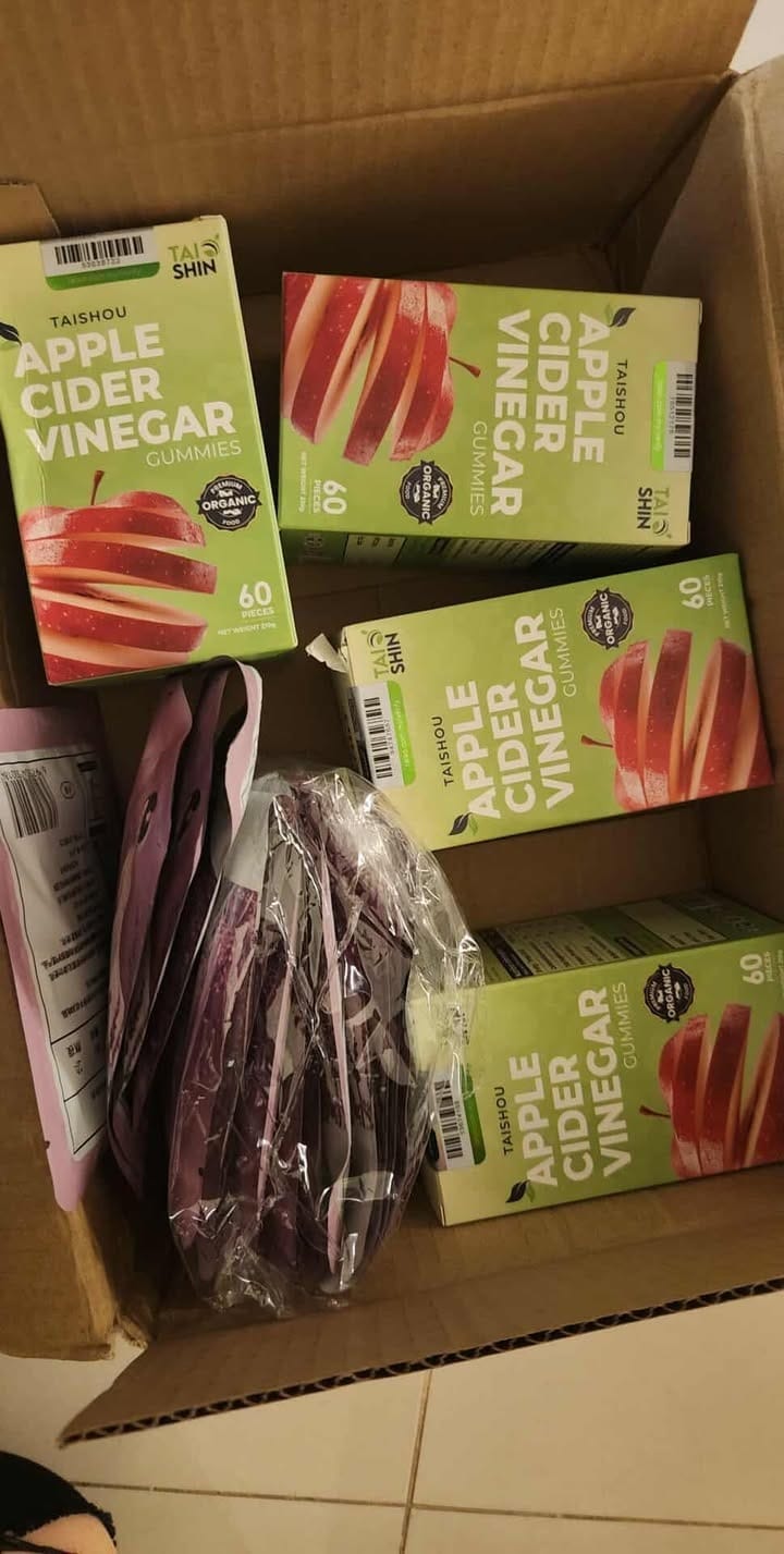 Customer photo review of Taishou Apple Cider Gummies