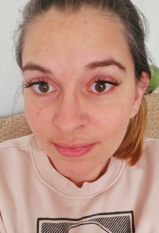 Customer photo review of MagLuxe™ Magnetic Lashes