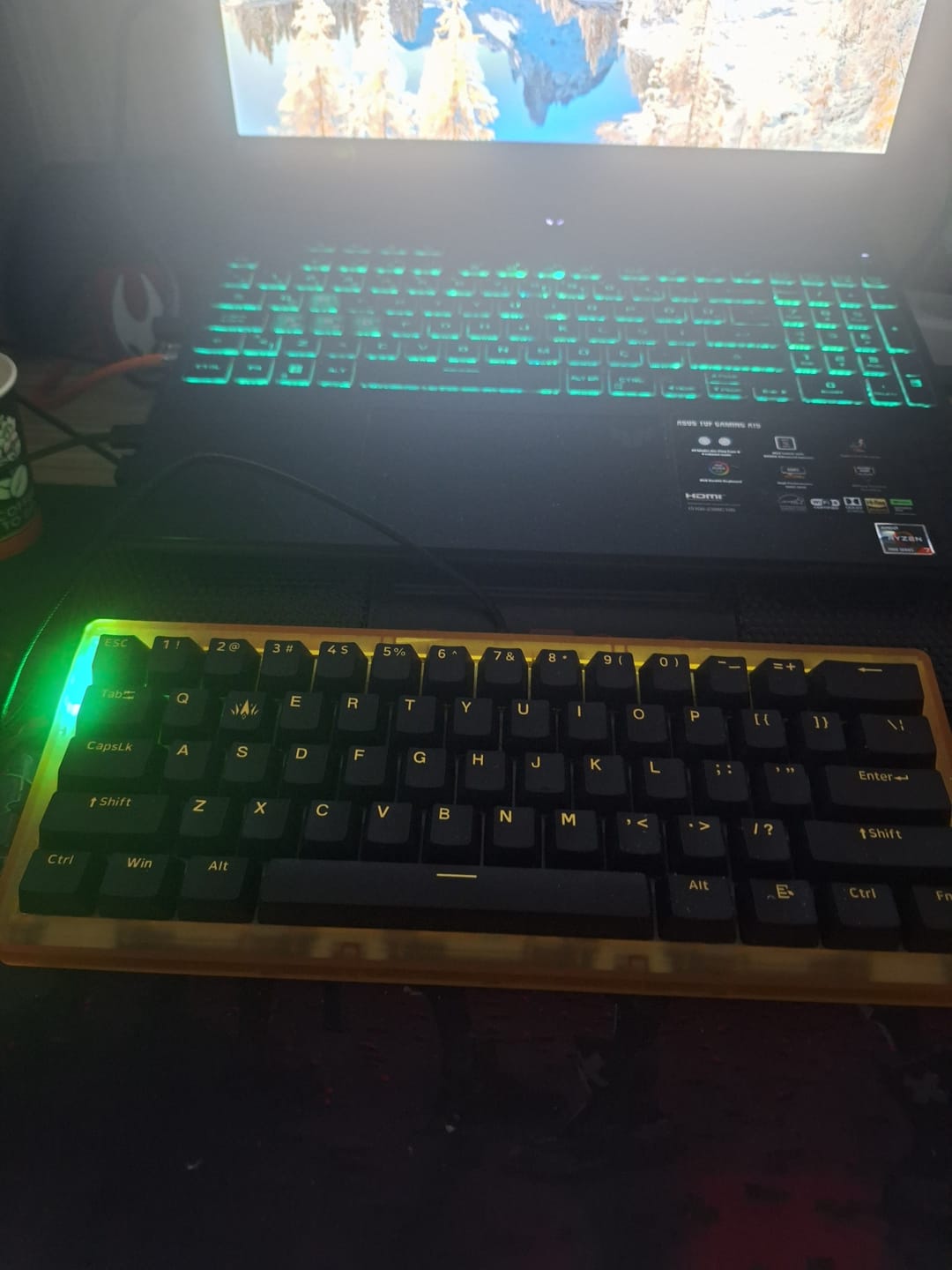 Customer photo review of Wraith W60 [BBL Edition] Klavye (Manyetik Switch / HE)