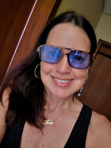 Customer photo review of Óculos Piemonte