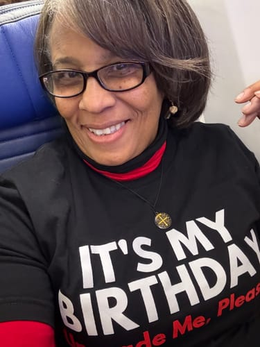 Customer photo review of Birthday Queen T-Shirt