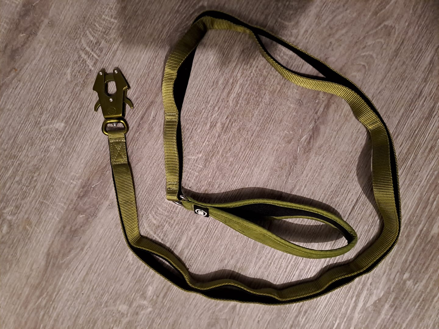 Customer photo review of Ladder Combat® Multiple Handles Lead - Olive Green