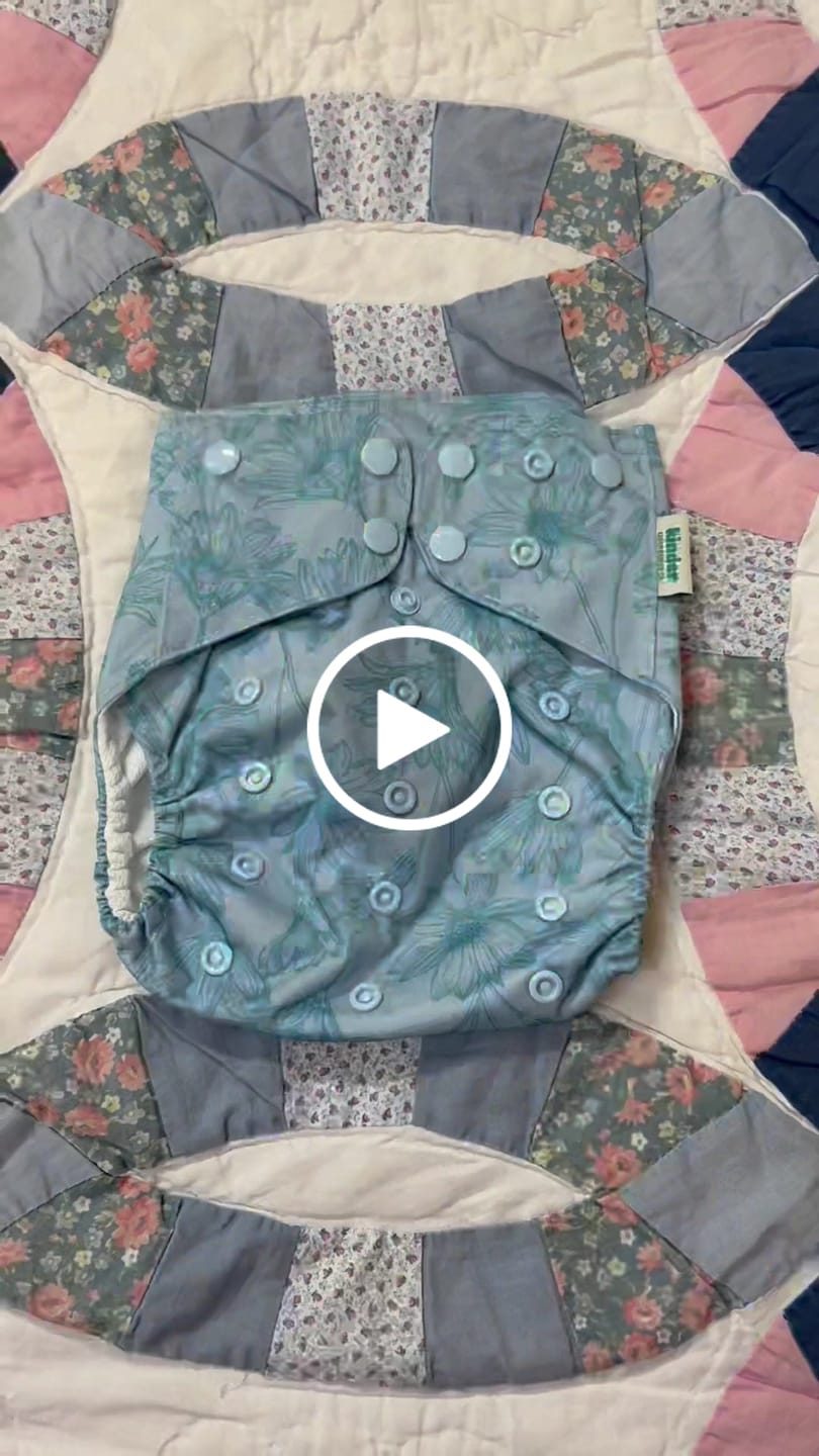 Customer video review of Animals and Insects: Essentials Pocket Cloth Diaper with Athletic Wicking Jersey, Grows with your Baby
