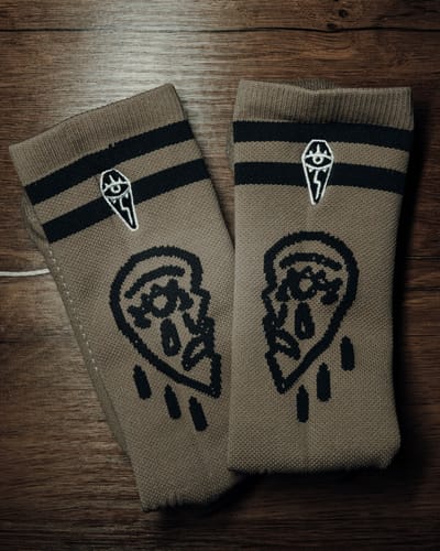 Customer photo review of Heartbreaker II | Compression Shred Socks