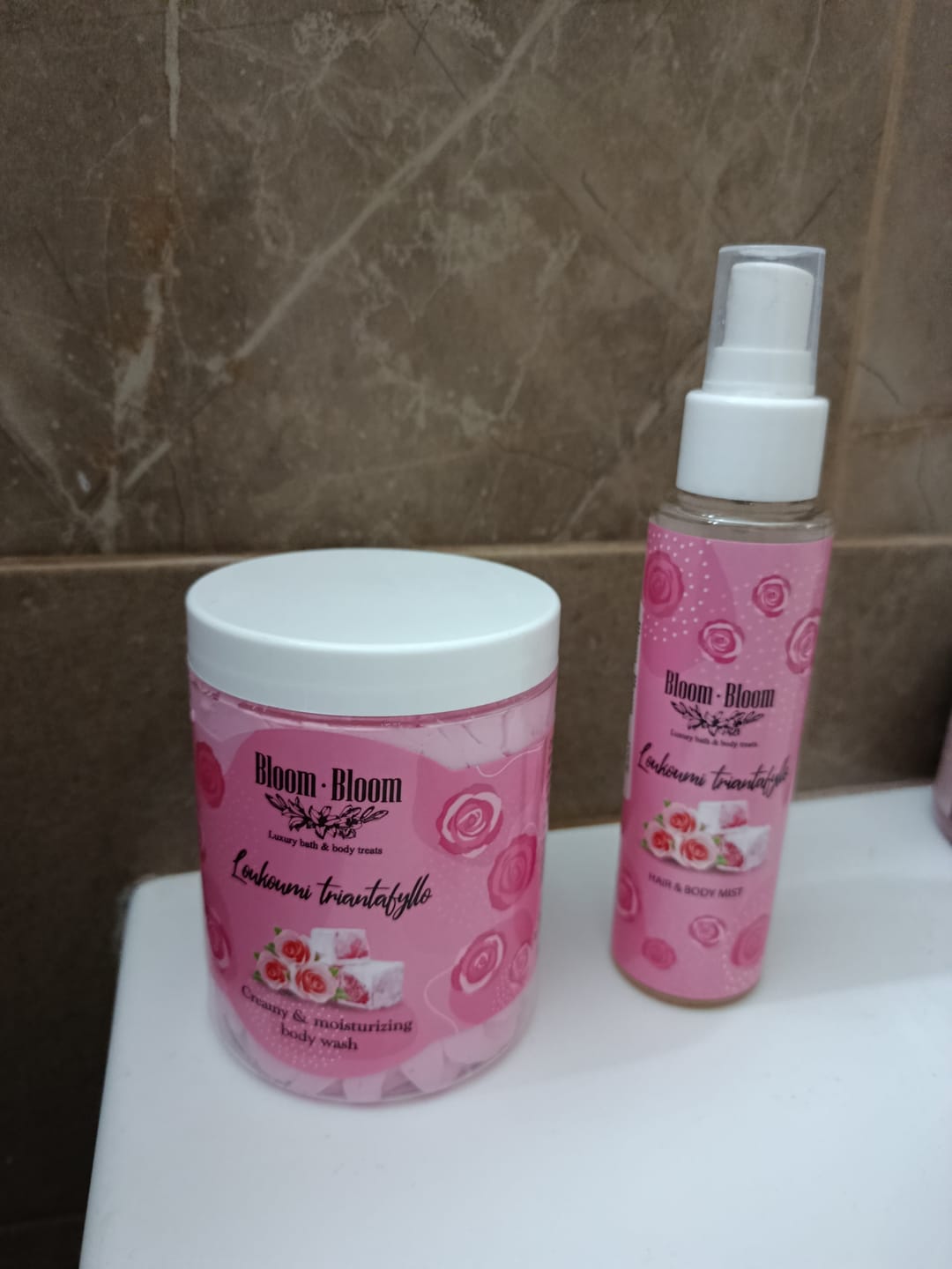 Customer photo review of Hair & Body Mist Λουκούμι-τριαντάφυλλο