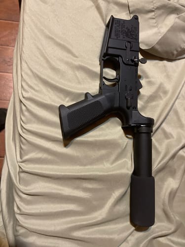 Customer photo review of AR15 PISTOL BUFFER TUBE ASSEMBLY KITS WITH FOAM PAD