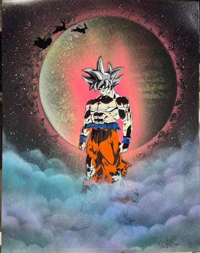 Customer photo review of Ultra Instinct - Multi Layer Stencil - Download or Pre-cut