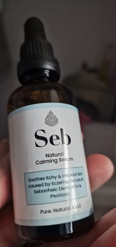 Customer photo review of Seb Natural Calming Serum