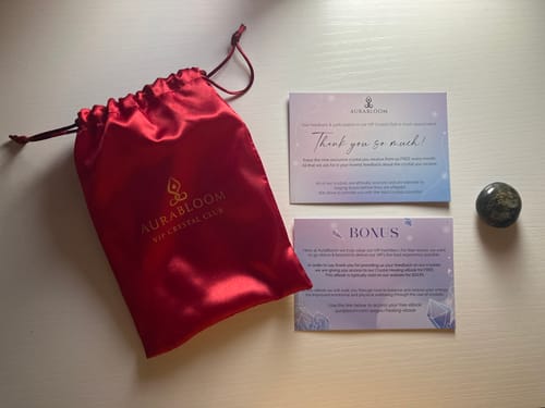 Customer photo review of VIP Crystal Club ~ Monthly Crystal Tester