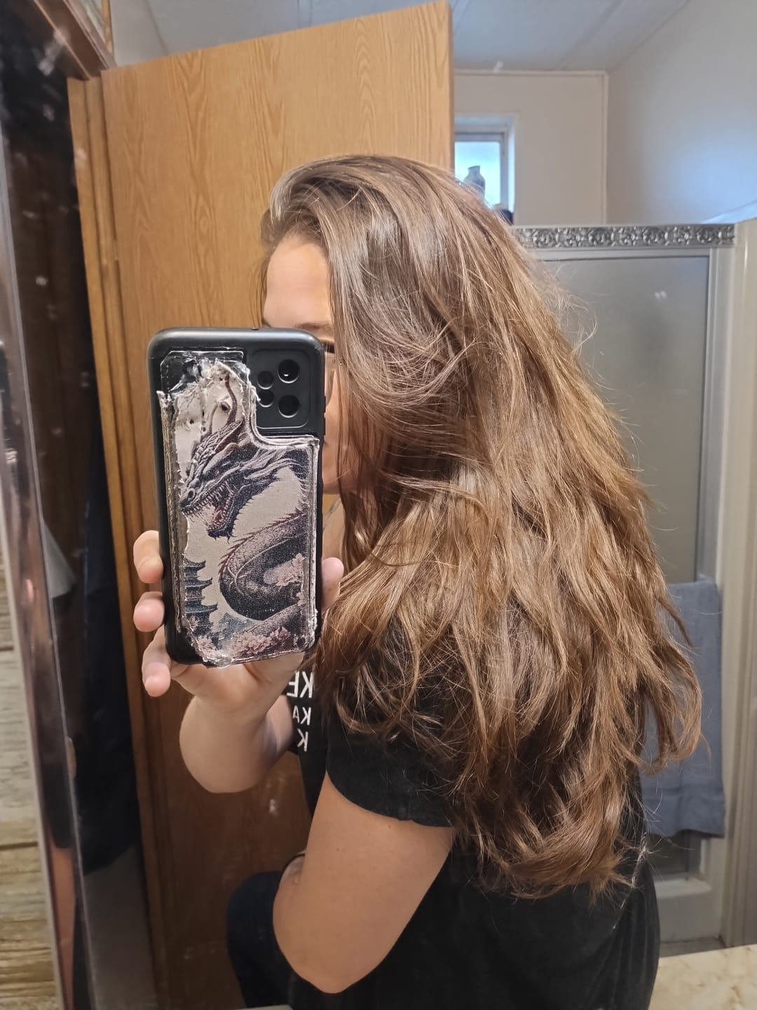 Customer photo review of Hidden Waterfall™ Shampoo Bar for Growth | Sweet-Musk Scent